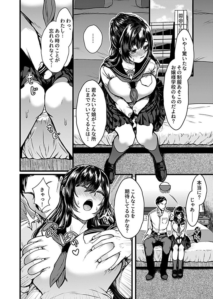 抑圧された生活にうんざりしていると痴漢され目覚めてしまう巨乳お嬢様JK...同じ男に痴漢されもっとイケナイことを教えてもらい気持ちいいことを我慢できず中出しセックス【鳥皮:お嬢様は調教されたい。】