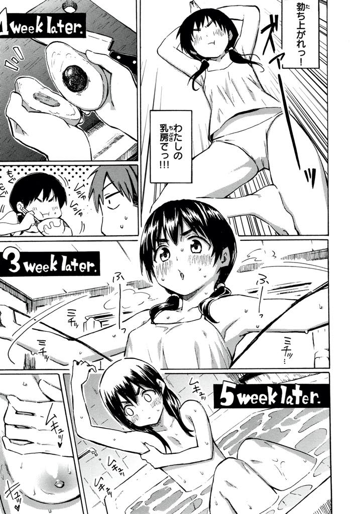 おっぱい星人と化した幼馴染のために本気で育乳するちっぱいJK...見違えるほど胸が大きくなった彼女が他の男子からチヤホヤされることが面白くなくて拗ねていると好きなだけ触らせてくれいちゃラブ中出しセックス【藤丸:幸福期の隣人】