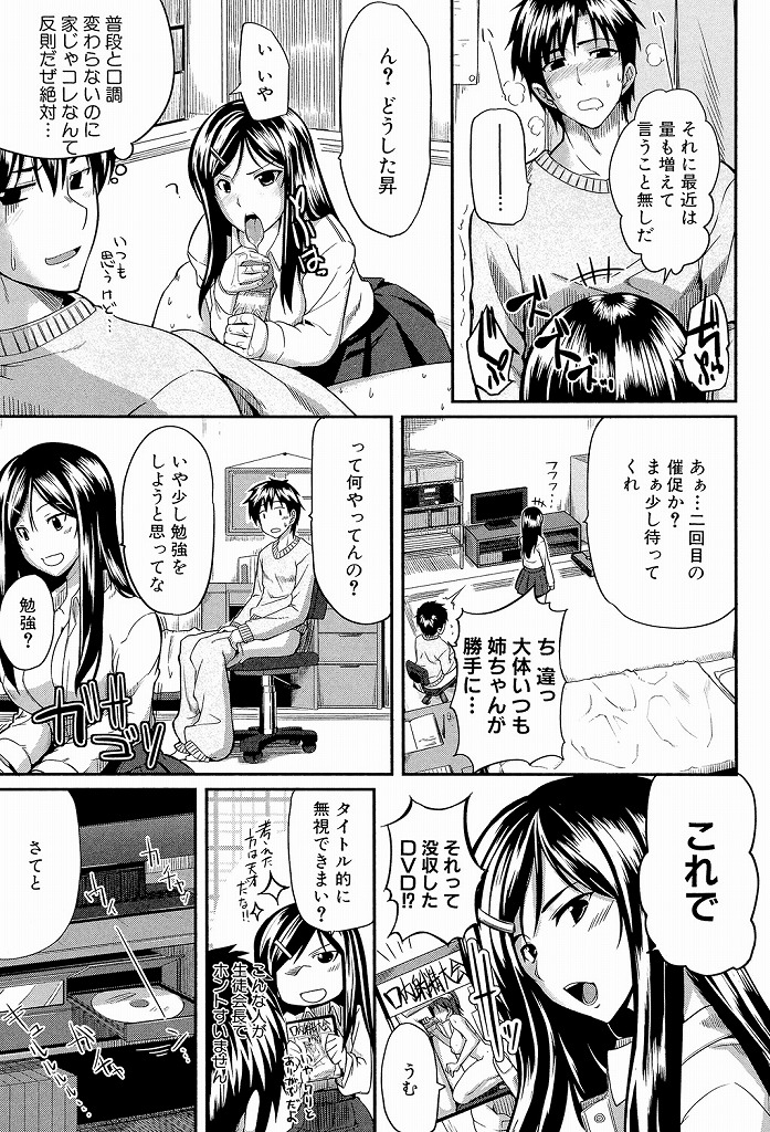 (1/7)学校では生徒を厳しく取り締まる真面目な生徒会長であるものの家では弟のチンポに夢中になる淫乱女子高生...学校で没収した近親相姦もののAVを見ながらフェラしていたらそのままエスカレートしてしまい生ハメ中出しセックス【Fue:フェラピュア ～御手洗さん家の事情～＃1】
