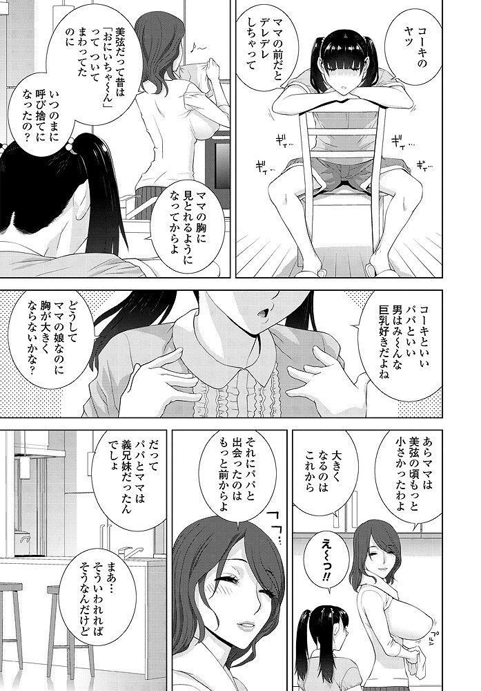 義兄妹で結婚して未だに娘のいないところでは旦那のことをお兄ちゃんと呼んでいる巨乳人妻...娘が見ているとも知らずにおっぱい大好きな旦那にたっぷりとご奉仕していちゃラブ中出しセックス【志乃武丹英:義妹遺伝子】