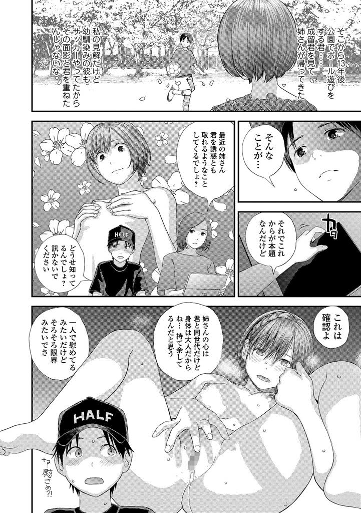 (1/3話)記憶を積み重ねられないお姉さんが好きになった少年にお姉さんのことをお願いするためセックスの指導をする美人妹...前戯の手マンことから全て優しくリードされながらドキドキ筆おろしセックス【吉田鳶牡:ゆび切りげんまん 前編】