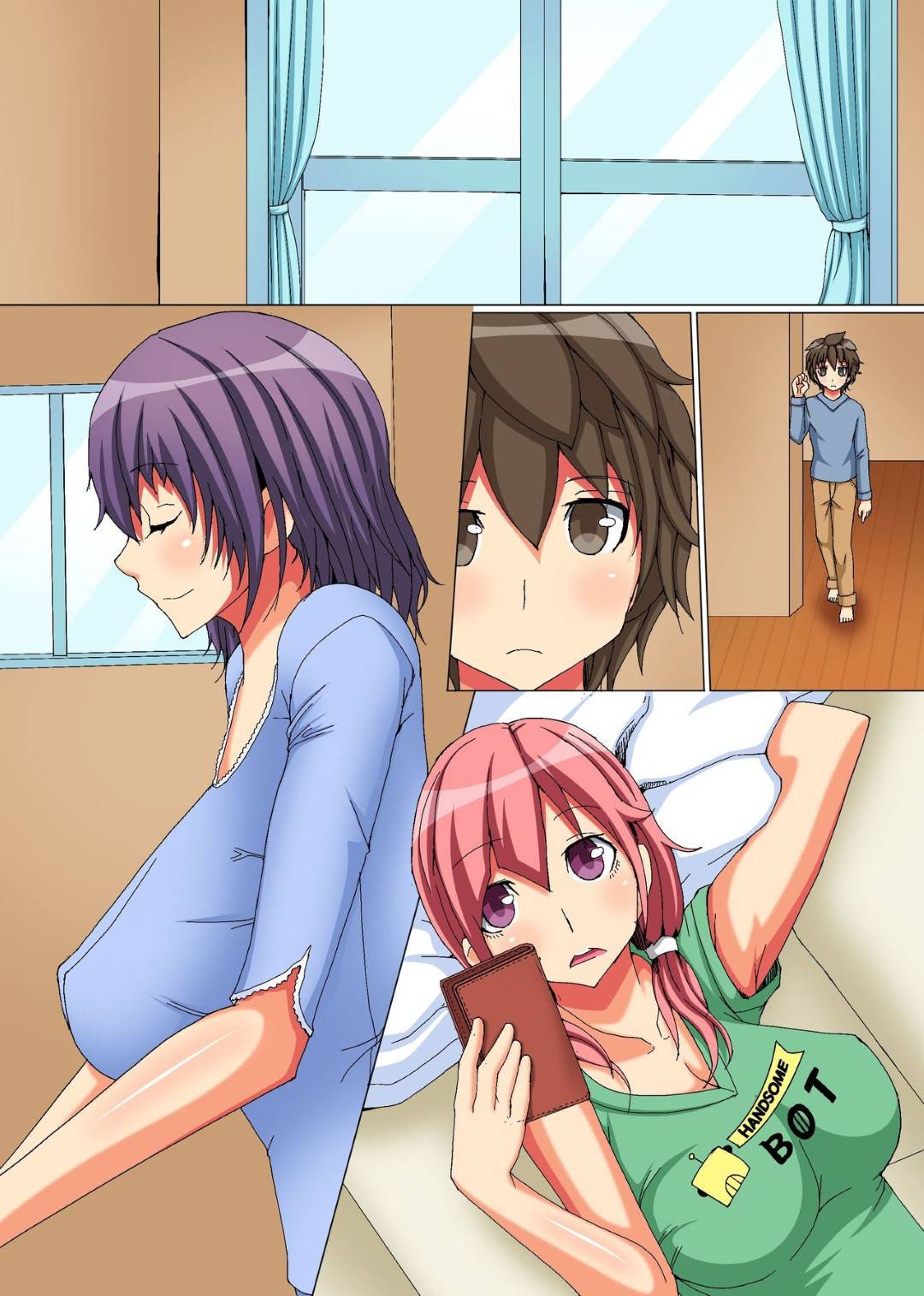 淫乱ビッチな早咲とその母親！娘の学校で乱交ナマ配信をすることになって、母親は男子生徒を誘惑、娘はAV撮影に決まった...淫乱母娘の学校の屋上で繰り広げられる中出し種付けセックス【NCP：ビッチ母娘の乱交ナマ配信】