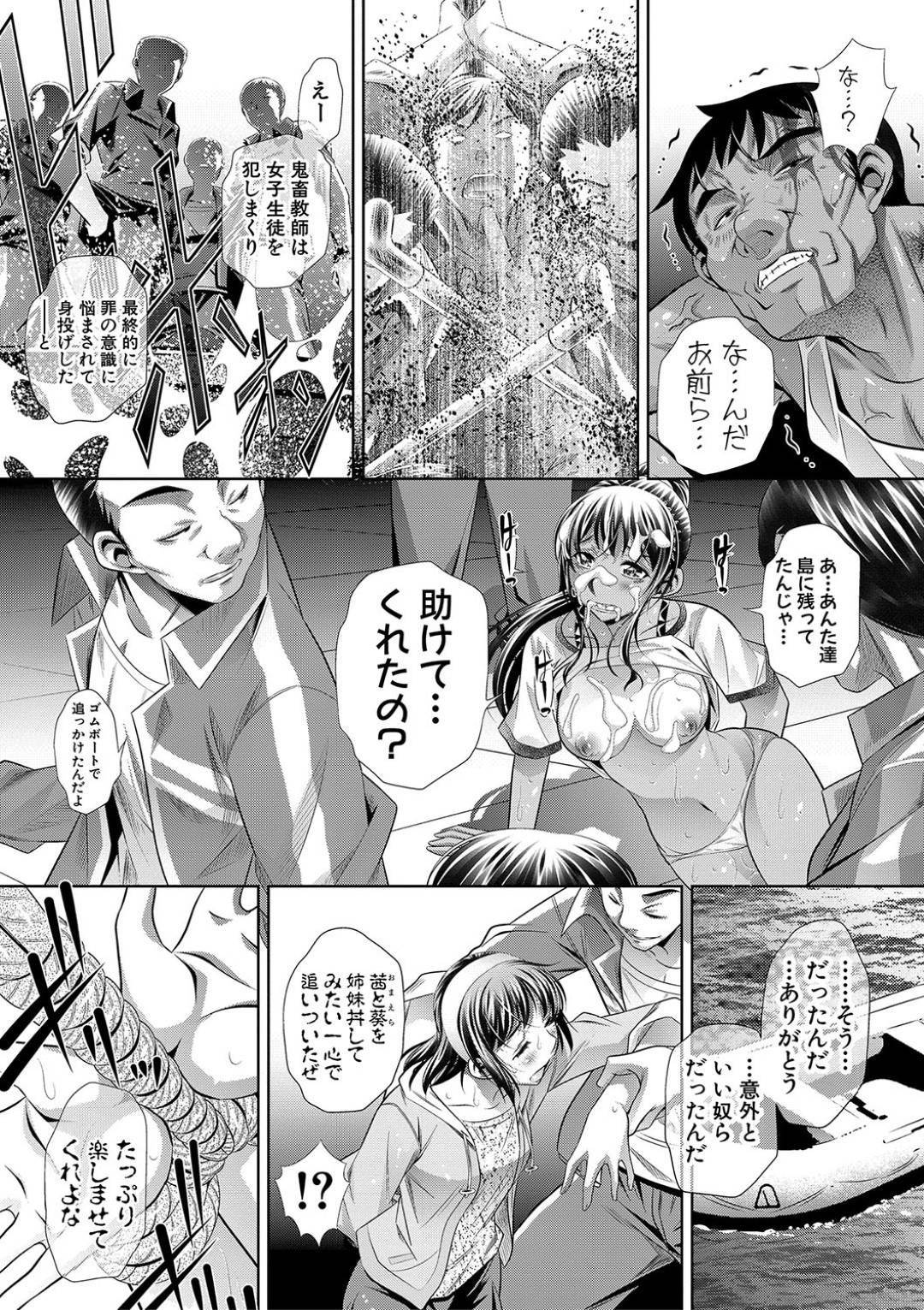 1番の成績を残した茜。コーチは世界を狙えるとまで言い、褒めてくれたが、それも束の間で、地獄に叩き落とされる！？帰りの船の上でいきなりレイプされる茜！そこに駆けつけた男子部員達がコーチをタコ殴りにして海に流すが、助けてくれたかと思いきや、ただ自分たちの欲求を発散したいが為の行動！茜、葵、竜胆、あずさの4人の運命は.....【NABURU：学生快感】