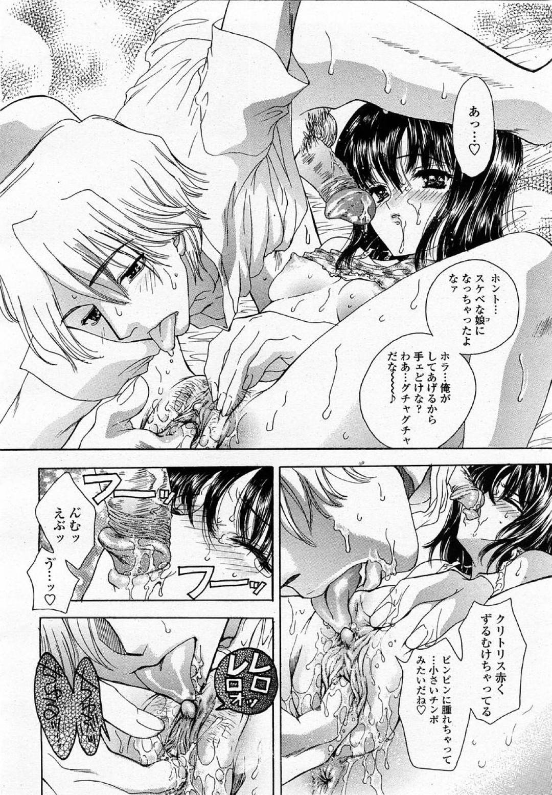 真夏に部屋にこもって彼氏とヤりまくるドＭ美少女…汗だく汁まみれ状態で手マンやクンニされて何度もアクメし、激しい連続中出しイチャラブセックスして絶頂する【嶋尾和：Dog Days】