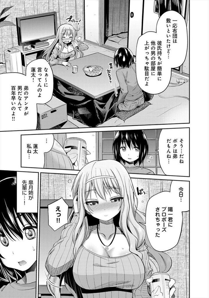 自分に恋愛感情を抱いている実の弟の家で酔い潰れて寝ている隙にこっそりと弟に犯されてしまう巨乳お姉さん...姉のエッチな身体に発情して我慢できなくなった弟に欲望のまま犯されてしまい近親相姦中出しセックス【日月ネコ:睡眠孕ませブライド】
