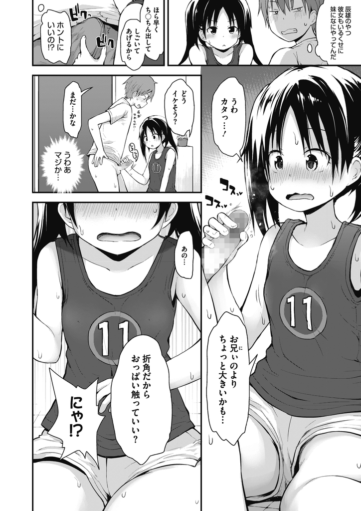 兄の友達を無意識に誘惑してしまい我慢できなくなった兄の友達に犯されてしまう健康的なロリボディの妹...柔軟体操と称して勃起したチンポを押し付けてくる兄の友達に呆れながらもそのまま生ハメ中出しセックス【藤坂リリック:かわいい妹をくださいっ】